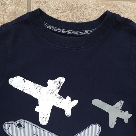 Carter's Boys Airplane Graphic Tee Shirt - Picture 2 of 8